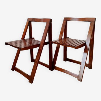 Pair of Aldo Jacober folding chairs