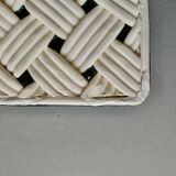 2 slip coasters, 1960s