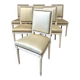 Set of 6 Louis XVI chairs circa 1960