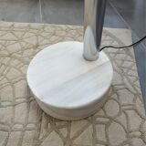 Floor lamp Chromed thrush three branches very 70s by Goffredo Reggiani