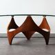 Modernist Coffee Table attributed to HP Glass, USA, 1960s