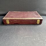 Box of 12 dessert knives – Silver-plated metal and stainless steel