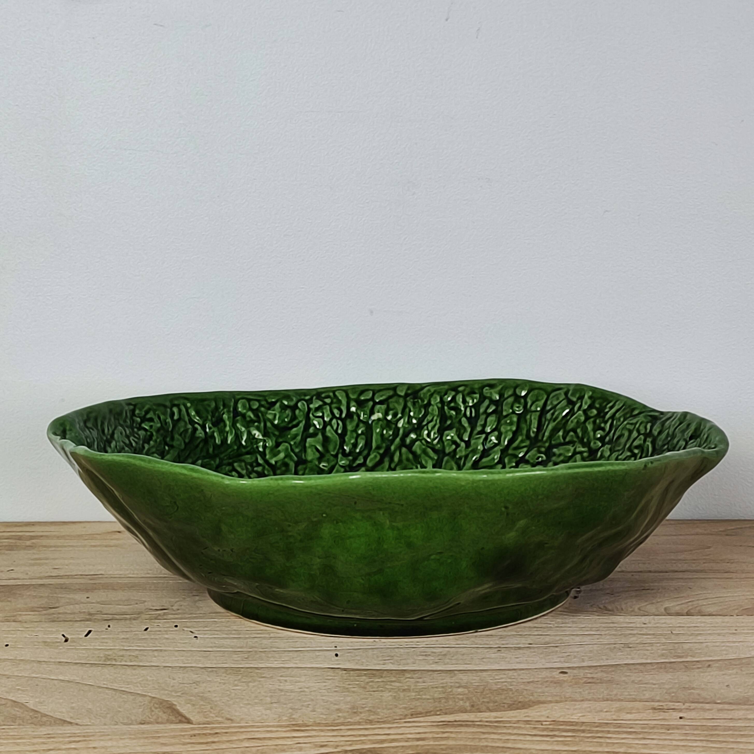 Deep “cabbage leaf” dish