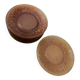 Twelve amber sunflower plates Vereco