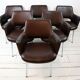 6 fauteuils en skaï