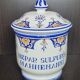Pharmacy pot in Malicorne earthenware