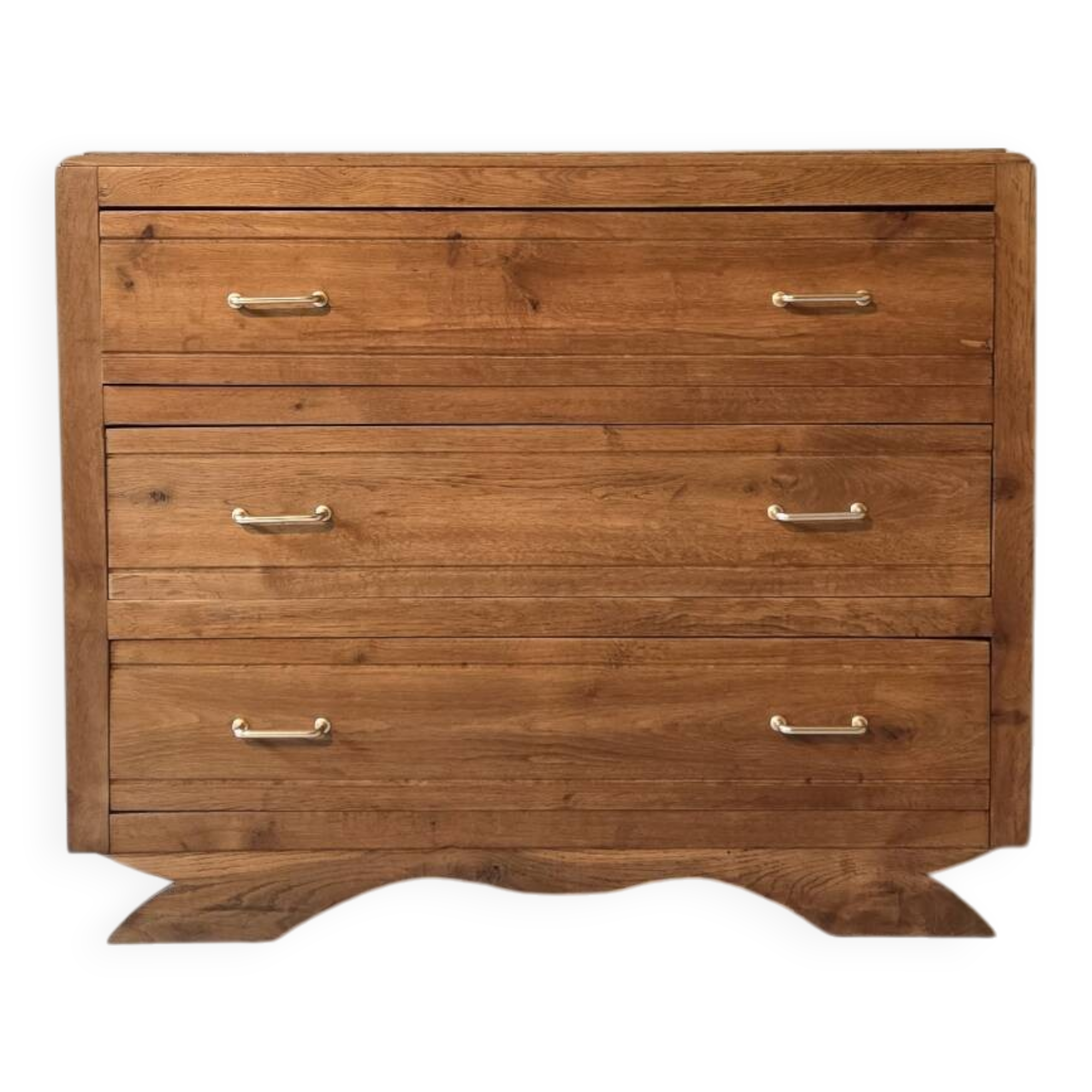 Oak chest of drawers