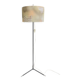 VEB Floor lamp 1960s black tripod base