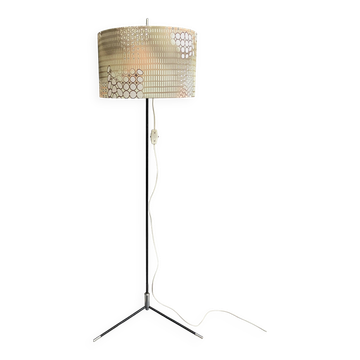 VEB Floor lamp 1960s black tripod base