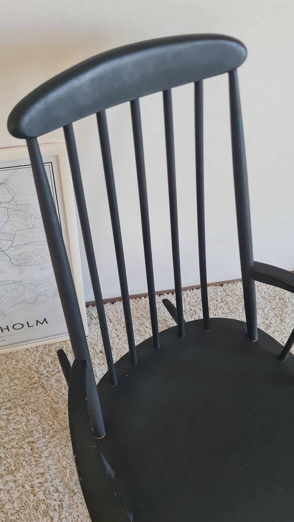 Scandinavian rocking chair from the 1960s.