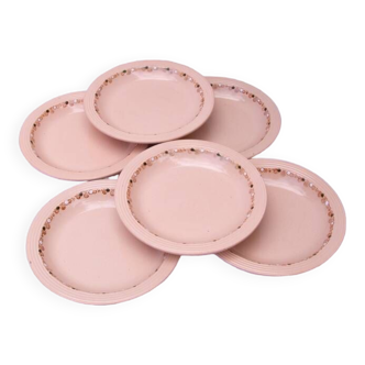 6 Betty Longwy soup plates