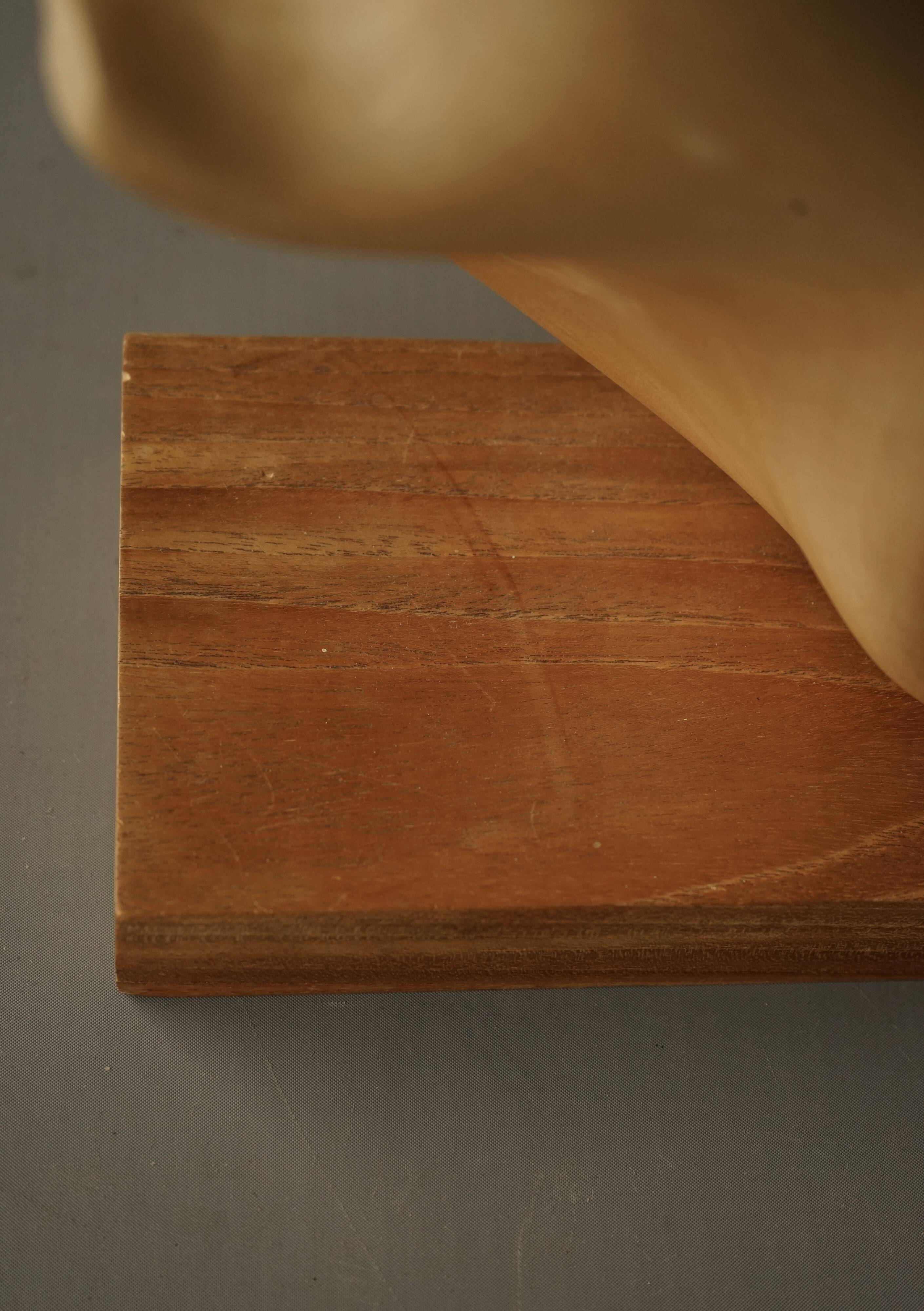 1980s carved applewood Abstract Sculpture