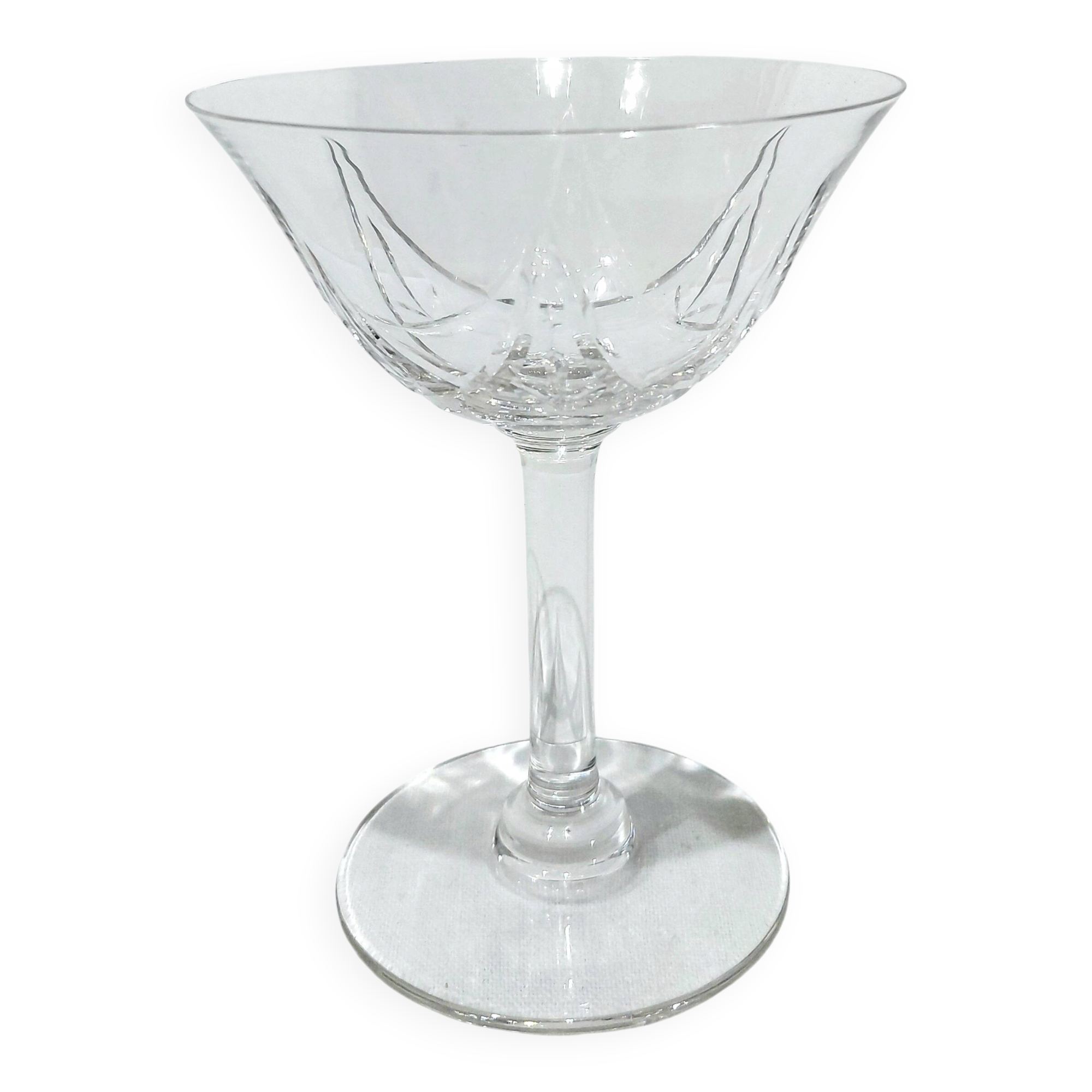 Saint Louis - 10 crystal champagne flutes - Lasalle model