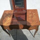 Inlaid and bronze dressing table