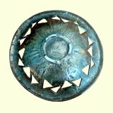 Decorative cup - patinated bronze pocket emptier - Vintage, Design, Brutalist