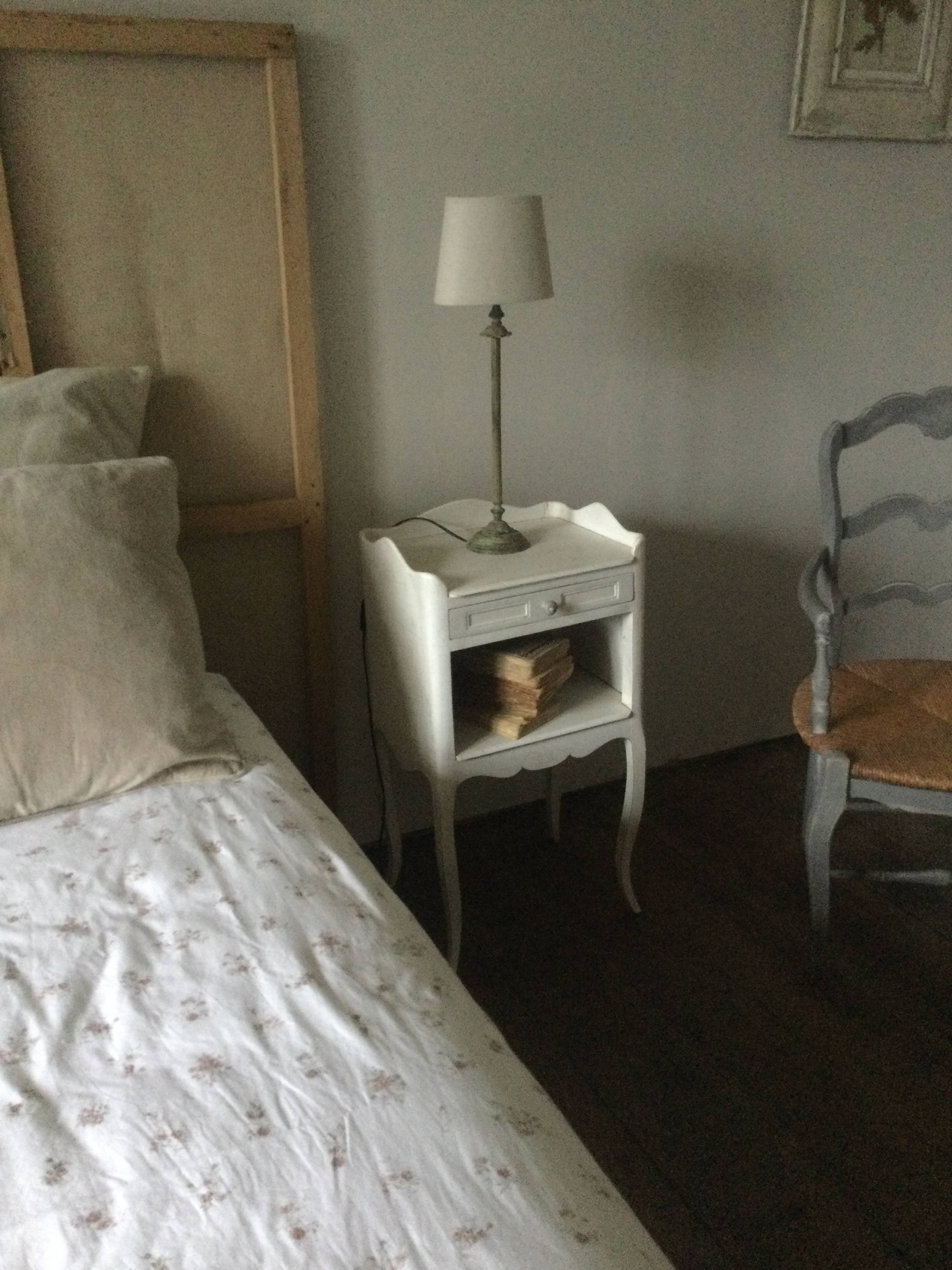 Pair of old bedside tables