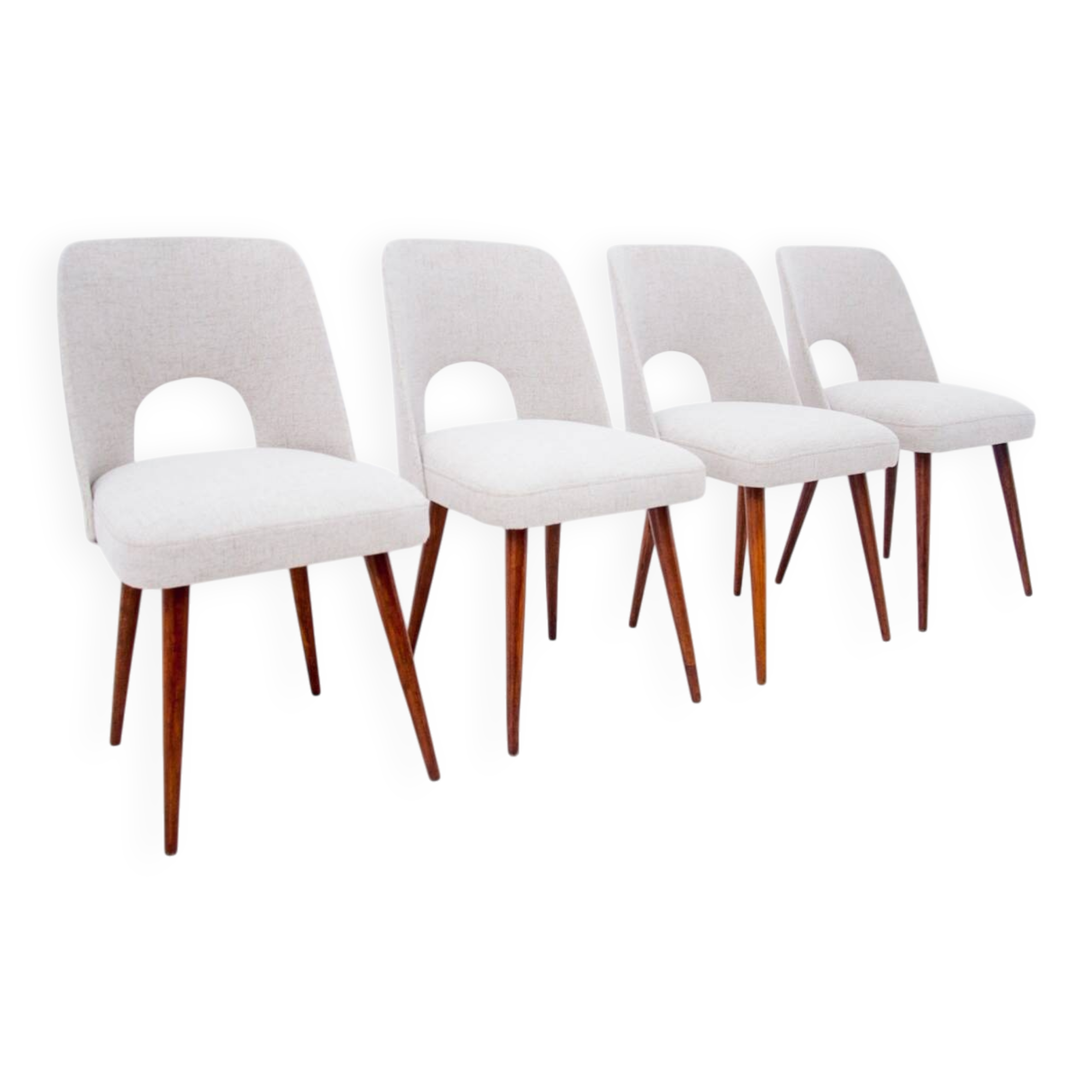 A set of "Muszelki" chairs, Poland, 1960s