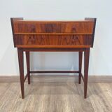 3-drawer commode in Rio rosewood, origin Denmark.