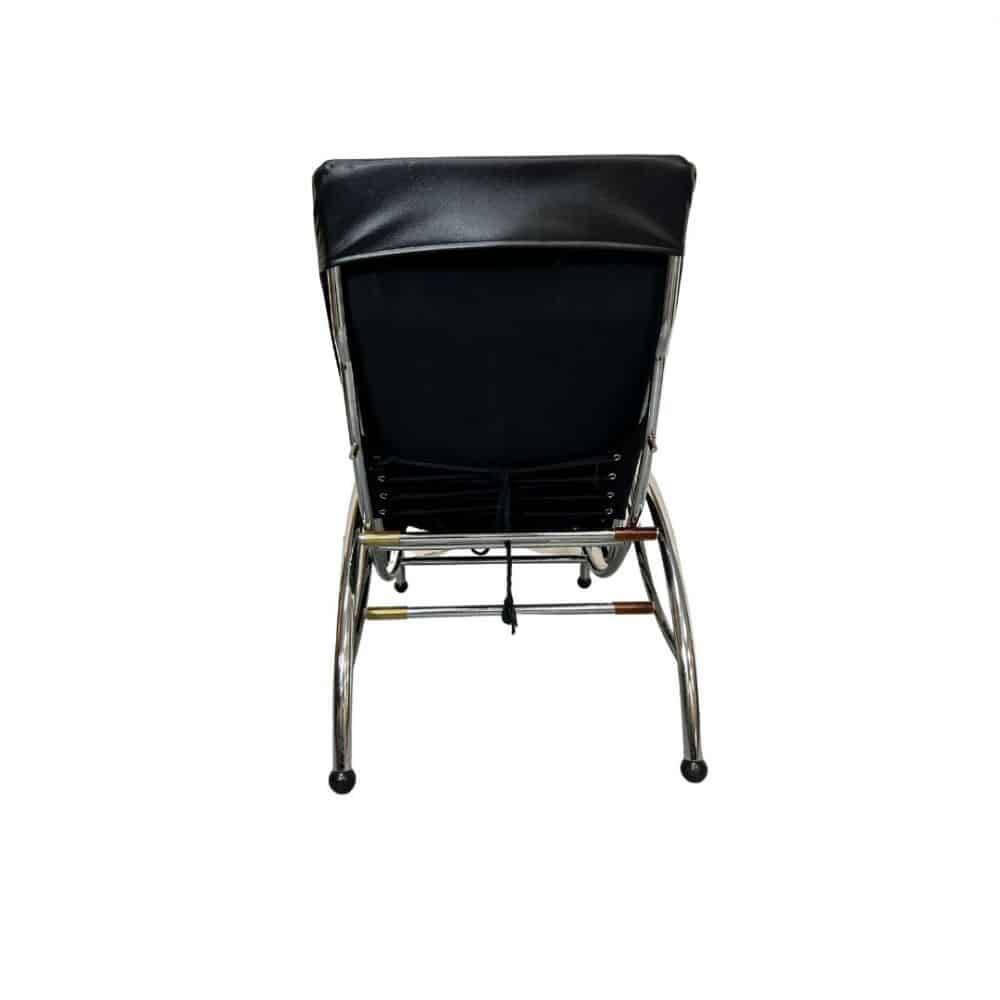 Vintage 1970s rocking lounge chair