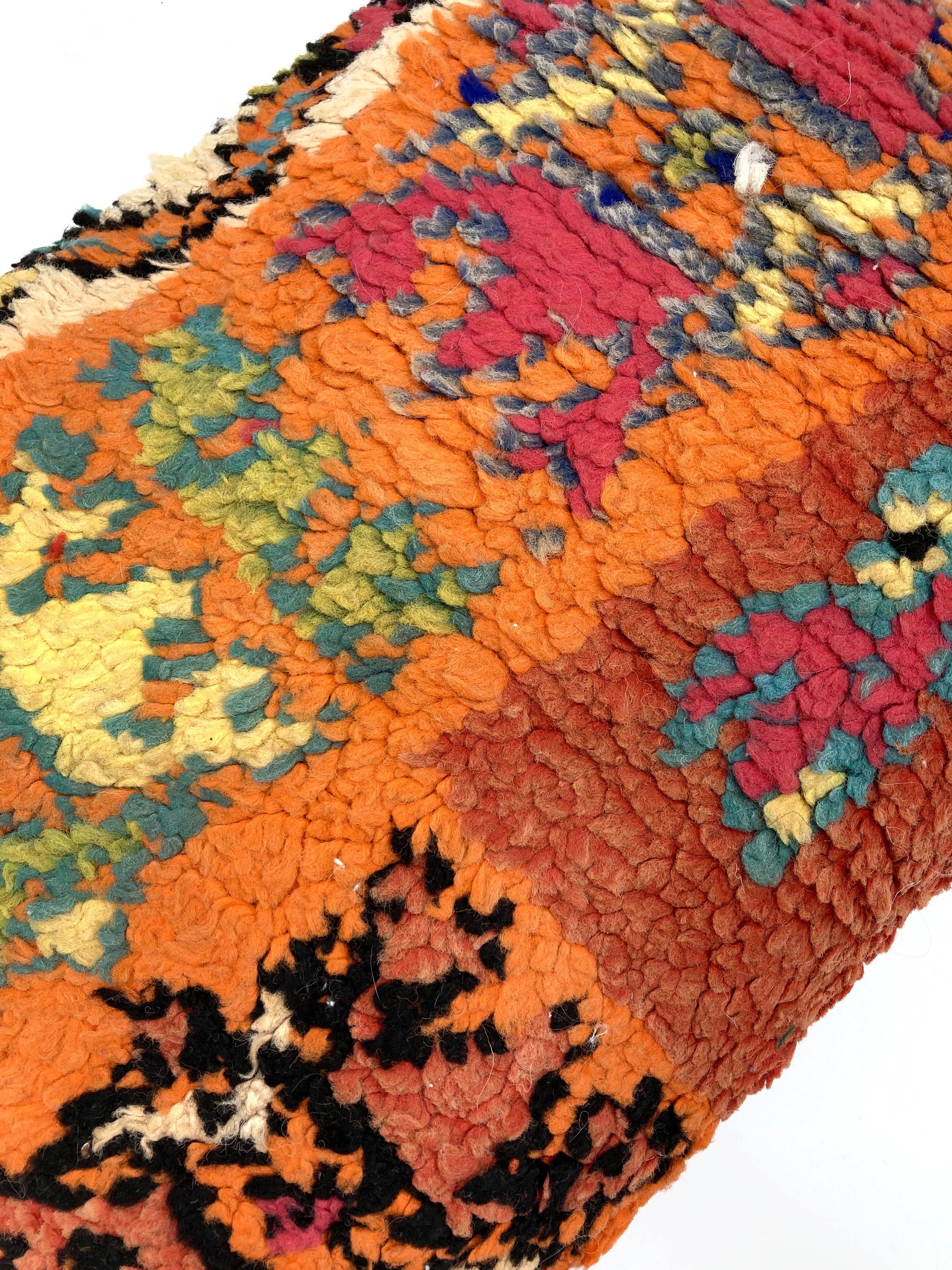 Housse de coussin berbère marocain vintage Boujaad 60x40cm
