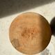Side table, end of sofa in natural mango monoxyl conical tray H:50cm