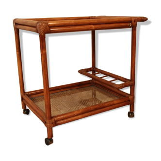 Rolling dessert in rattan and vintage bamboo, Almos Italy