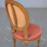 So-called Chair chaffeuse era painted XIX