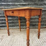 Antique table dining table desk 60x80 cm beech
