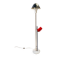 Rare Experimental Brass, Aluminum and Glass Floor Lamp by Arredoluce, Italy