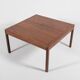 Danish walnut coffee table from the 1960s