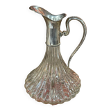 Silver metal decanter