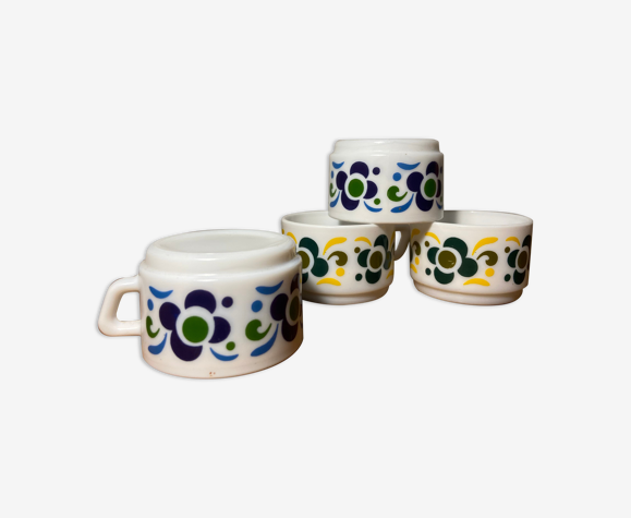 Lot de 4 tasse à expresso arcopal lotus
