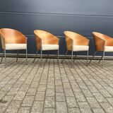 4x King Costes dining chairs, Philippe Starck, Aleph Driade