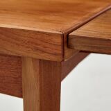 Restored teak dining table by henry kjærnulf for vejle mk9395