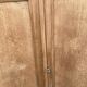 Parisian bonnetière cabinet, stripped display in solid oak from the 1930s.