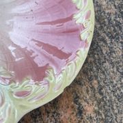 1 Kleber and Guerin oyster barbotine plate from St Clément