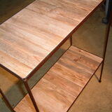 Console iron and wood