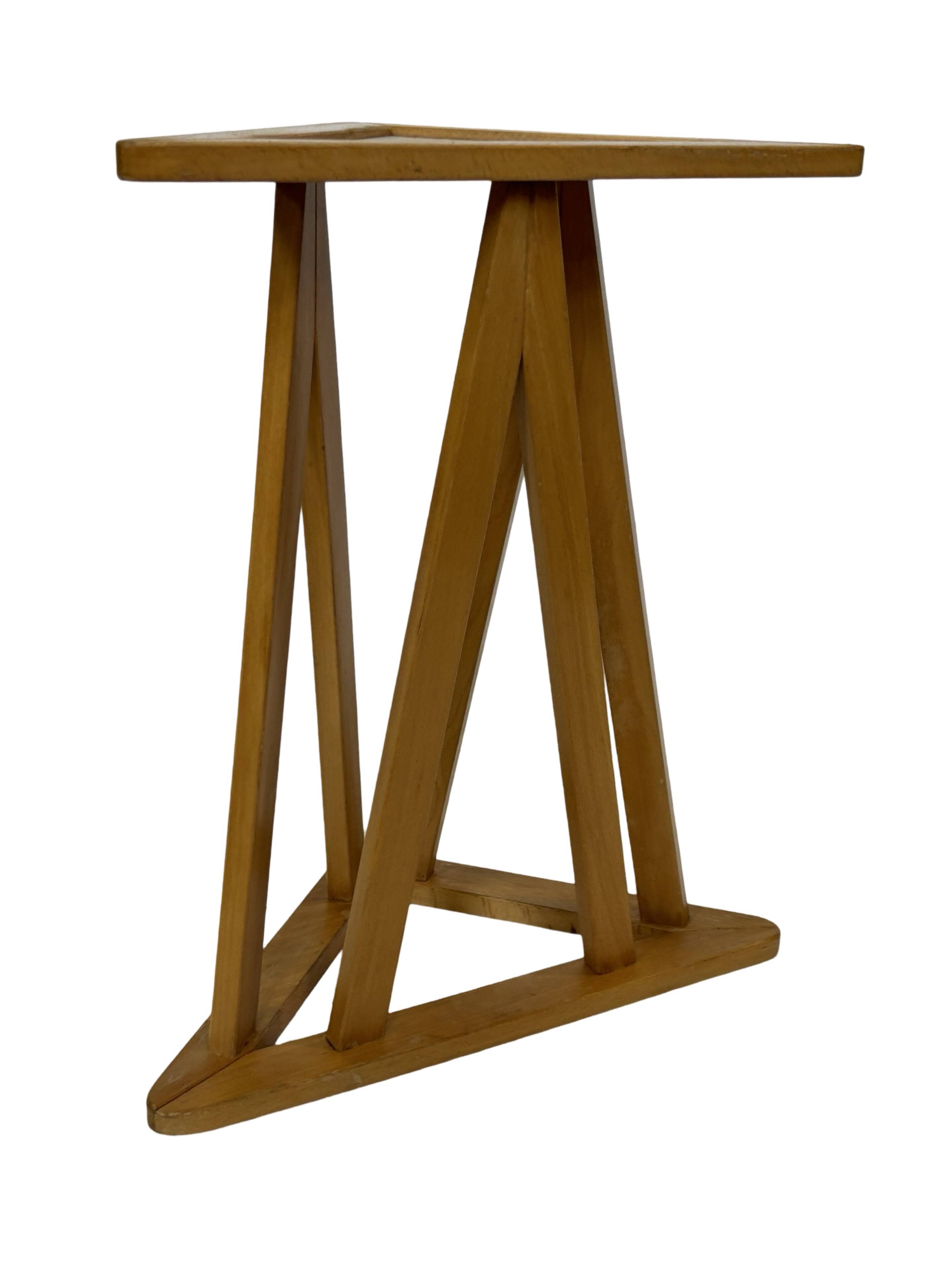 Vintage Side Table Standard 1960s Unique Design