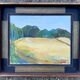 Vintage Modernist Oil on canvas landscape by Richad von Ahn