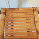 Low rattan stool