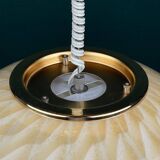 Large vintage Murano ball pendant lamp by Veart, Italy, 1970s.