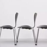 3 chairs arne jacobsen 3107