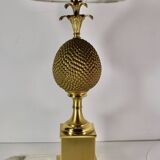 Brass Pineapple Lamp 1970 vintage France