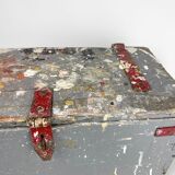 Old wooden painter's box