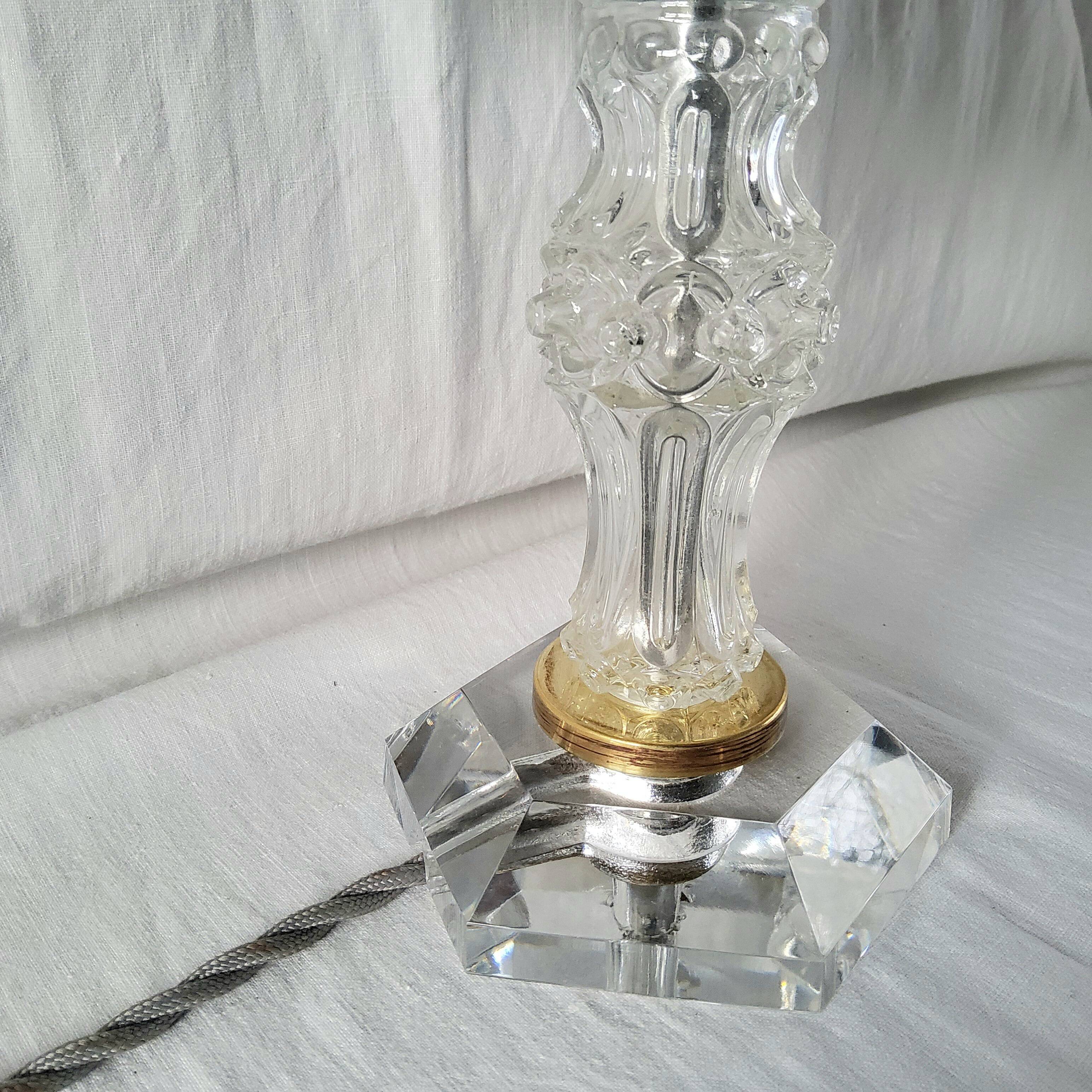 Sèvres crystal lamp