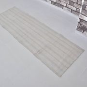 Tapis Kilim en chanvre vintage neutre blanc sku3799