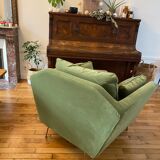Fauteuil topim vert olive