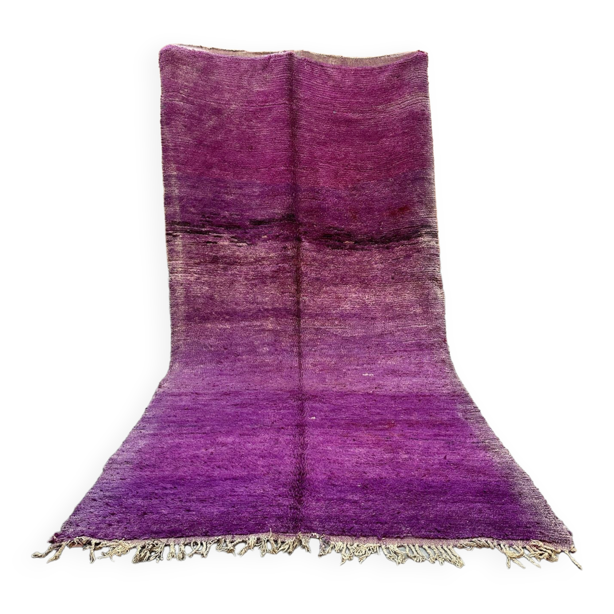 Moroccan purple carpet - 182 x 366 cm