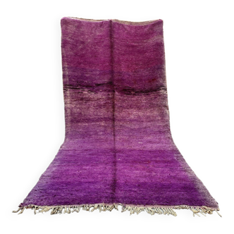 Moroccan purple carpet - 182 x 366 cm