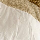 Quilted patchwork bed cover